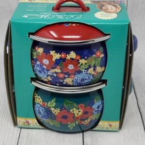 The Pioneer Woman Dazzling Dahlias 1-Quart Mini Du